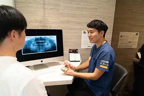 新院長田中の診療風景