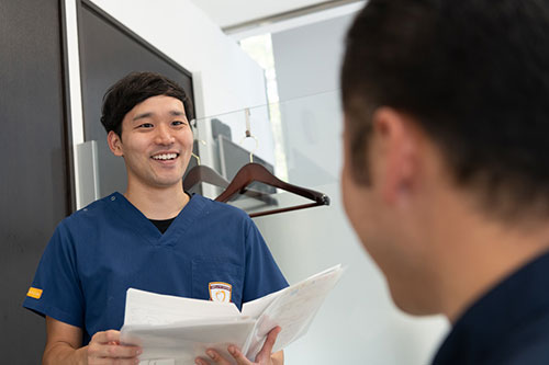 DR田中接遇風景